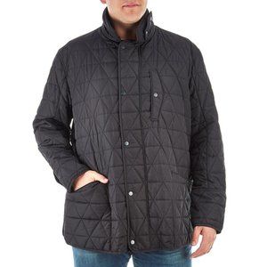 Marc New York Mens Quilted Jacket LT Black Auburn